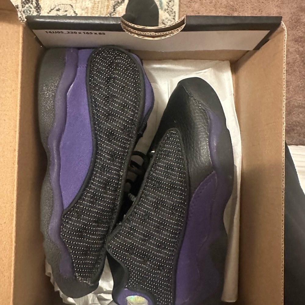 purple Jordan 13 size 10c
